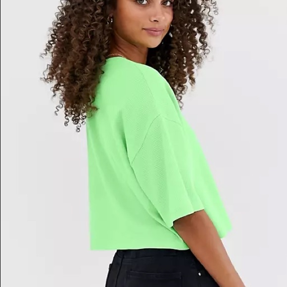 Asos Light Green Crop Top - Picture 2 of 5